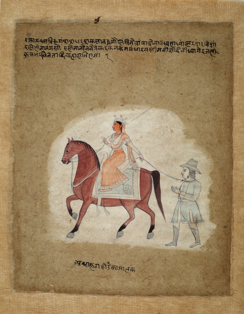 Devi on horseback